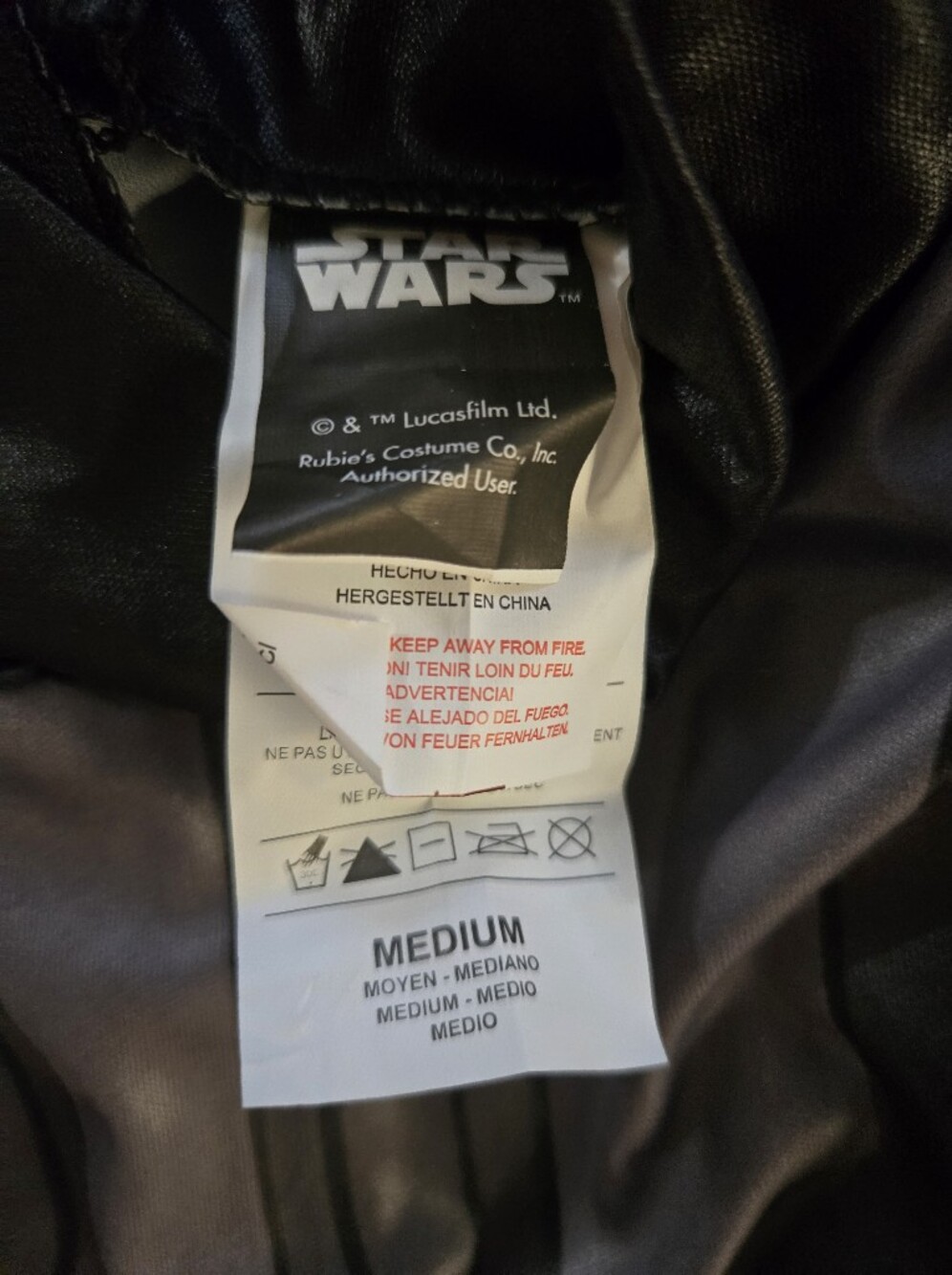 Women Star Wars Darth Vader Dress Costume Halloween Size M - Picture 5 of 5